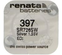 RENATA Pile bouton Silver Oxyde 397 / SR726SW 0% mercure G