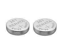 Renata - Pile De Montre Oxyde D'Argent Fabrication Suisse 1,5V 301 (SR43SW) Lot X2