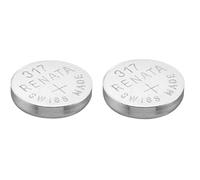 Renata - Pile de Montre Suisse Oxyde d'Argent 1,5V 317 (SR516SW) Lot x2