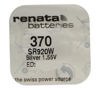 Pile bouton Silver Oxyde 370 / SR920W 0% mercure