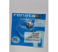 Renata SR416SW 337 Pile Bouton au Lithium fabriquée en Suisse