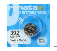 Renata SR41W 392 Pile bouton Argenté 1,55 V Fabriquée en Suisse