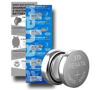 Renata SR521SW Lot de 5 piles de rechange pour montres avec guide d'installation (français non garanti)