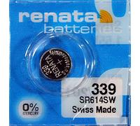 Renata SR614SW Lot de 10 Piles Bouton au Lithium 339