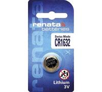 Renata / Swatch Group - Pile bouton lithium blister CR1632 RENATA 3V 125mAh - Blister(s) x 1