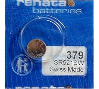 Renata/Swatch Group - Pile Bouton oxyde Argent 379 Renata 1.55V 16mAh - Blister(s) x 1