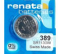 Renata / Swatch Group - Pile bouton oxyde argent 389 RENATA 1.55V 80mAh - Blister(s) x 1