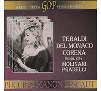Renata Tebaldi, Mario Del Monaco, F - Puccini: Manon Lescaut (1954) [Import]