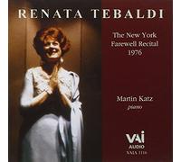 Renata Tebaldi - New York Farewell Recital (1976)