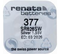 Renata Watch Battery 377 SR626SW 1.55v Silver Oxide