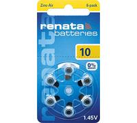 Renata ZA 10 piles auditives batterie - 6 (1 carte de 6 piles)