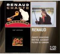 Renaud - Coffret 3 CD : Renaud chante Brassens / Mistral gagnant / Putain de camion