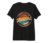 Renaud l'homme Le Mythe La Légende Idée Cadeau Prénom T-Shirt Haut de Gamme