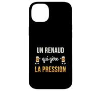 Renaud Qui Gère la Pression Cadeau Renaud Humour Bière Coque pour iPhone 14 Plus