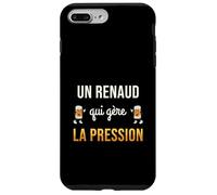 Renaud Qui Gère la Pression Cadeau Renaud Humour Bière Coque pour iPhone 7 Plus/8 Plus