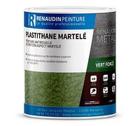 Renaudin Peinture 191115 Peinture De Décoration Métal - Effet Martelé, Vert Foncé, 1 L