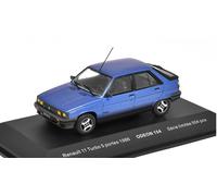 RENAULT 11 - R11 Turbo phase 1 de 1986 5 portes bleu au 1/43 de Odéon Odeon 154