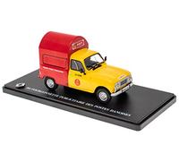 Renault 4 fourgonnette publicitaire Jaune et Rouge