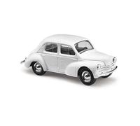 Renault 4CV, En kit, Blanc - BUSCH 60214 - HO 1/87