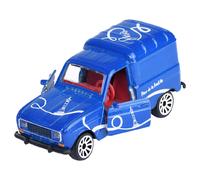 Renault 4L Quatrelle Blue Majorette French Touch 210E échelle 1:64 voiture jo...