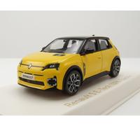 Renault 5 E-Tech 100% Électrique 2024 Jaune Noir Modèle Réduit 1:43 Norev