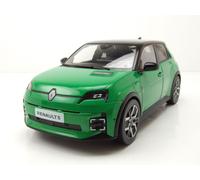 Renault 5 E-Tech 100% Électrique 2024 Vert Noir Modèle Réduit 1:18 Norev
