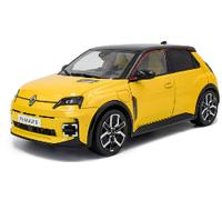 Solido Véhicule miniature de collection Renault 5 E-Tech 2024 Échelle 1/18 Jaune Pop S1812602
