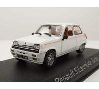 Renault 5 Lauréat Turbo 1985 Modèle de Voiture Blanc 1:43 Norev