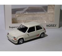 Renault Supercinq GT Turbo Blanc 1988 NOREV JET-CAR 1/43