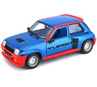 Renault 5 Turbo, Metallic-Blau, 1982, Modellauto, Fertigmodell, Bburago 1:24
