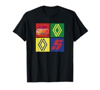 Renault 5 Voiture Electrique Logo Diamant Retro Pop Art T-Shirt
