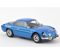 1972 Alpine A110 1600S Azul Metalizado con Logo Lateral 1:18 Norev 185307