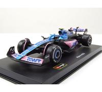 BBURAGO BWT Alpine F1 Team A523 #10 Gasly Modèle de voiture de sport Pré-assemblé 1:43