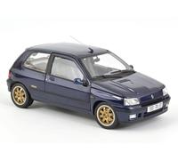 Renault Clio Williams 1993 Bleu Métallique Maquette de Voiture 1:18 Norev