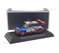 Norev Voiture miniature Renault Concept R5 Turbo 3E E-Tech 100% électrique 2023 Bleu et rouge 1:43