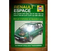 Renault Espace : Manuel d'entretien et réparation auto : Alizé, Cyclade, GTS, Hélios, RN, RT, RXE, TSE, TXE - Turbo D, Turbo DX, 2,1 dT, 2,2i, 2000, 2001-1(D)