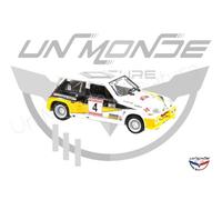 RENAULT MAXI 5 TURBO N.4 RALLY ASTURIAS 1986 1:43