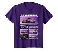Renault R5 Turbo 3E Concept Car électrique pour Enfants T-Shirt, Enfant, Violet, 6 Ans