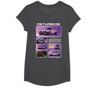 Renault R5 Turbo 3E Concept Car électrique pour Enfants T-Shirt, Fille, Chiné Foncé, XS