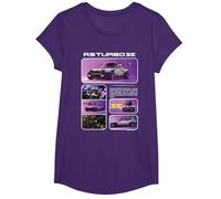 Renault R5 Turbo 3E Concept Car électrique pour Enfants T-Shirt, Fille, Violet, L