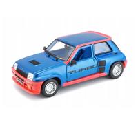 Miniatures montées - Renault R5 Turbo bleu 1980 1/24 Burago