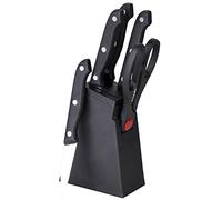 RENBERG BONN - Set 6 pcs Couteaux et Ciseaux en Tacoma - Acier inoxydable - Poignée ergonomique - Couteau d'office, couteau multi-usages, désossage et filetage de la sole inclus