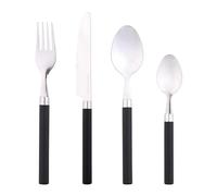 RENBERG HAPPIE COLORS - Ensemble de couverts 24 pièces - pour 6 personnes - comprend des couteaux, des fourchettes, des cuillères et des cuillers - Acier inoxydable de haute qualité