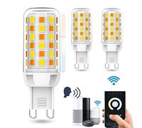 RENBING Ampoule g9 led dimmable Smart G9 Ampoule Compatible avec Alexa Echo Google Home WiFi Smart G9 3W 350Lm Ampoule LED Remplacement 40W G9 Ampoule Halogène Commande Vocale (Color : 3)