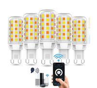 RENBING Ampoule g9 led dimmable Smart G9 Ampoule Compatible avec Alexa Echo Google Home WiFi Smart G9 3W 350Lm Ampoule LED Remplacement 40W G9 Ampoule Halogène Commande Vocale (Color : 5)