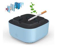 RENBING Cendrier multifonctionnel sans fumée pour fumeur de cigarette, cendrier automatique purificateur, cendrier portable sans fumée à piles pour intérieur ou extérieur, maison, bureau, voiture