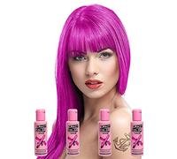 Renbow Crazy Color Semi Permanent Hair Color Cream Pinkissimo No.42 100ml x 4 Bottles. by Renbow