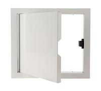 RenCehn 1 Porte d'accès en métal Blanc - Panneau d'accès Robuste en Aluminium for cloisons sèches avec Serrure magnétique - Personnalisable - Différentes Tailles(35x50cm)