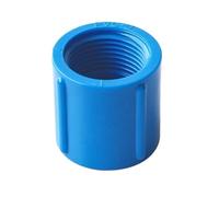 RenCehn Raccord de Tuyau PVC à Filetage Femelle - Raccord d'arrosage de Jardin 20-32 mm - Bouchon Droit Durable Blanc/Gris/Bleu for Joint de Tube (1 pièce)(Blue,32mm)