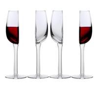 Renchey 1/2/4 Demi-verre De Vin - 140 Ml De Verre À Vin En Forme De Moitié | Coupe À Champagne En Verre | Verres À Vin Cristallins | Verre À Vin Demi-rouge À Longue Tige, Grand Verre À Vin Vintage